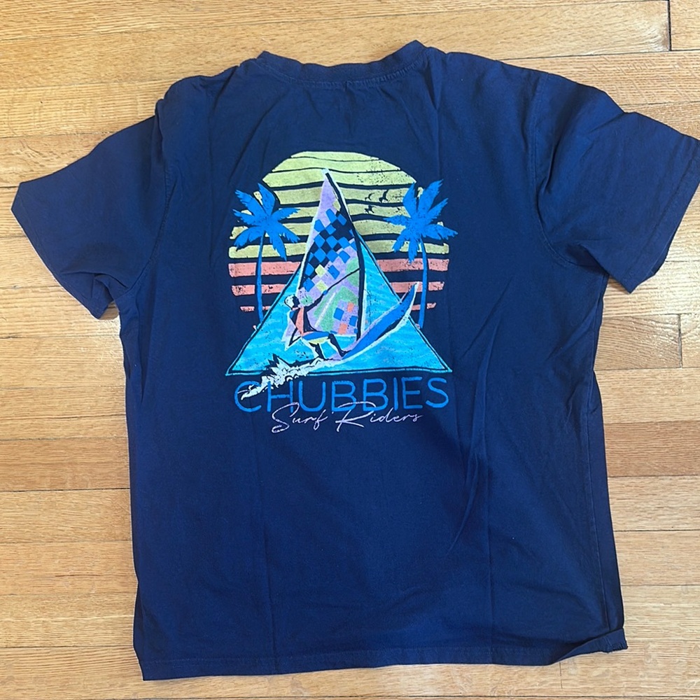 Chubbies Deep Blue Pocket Tee